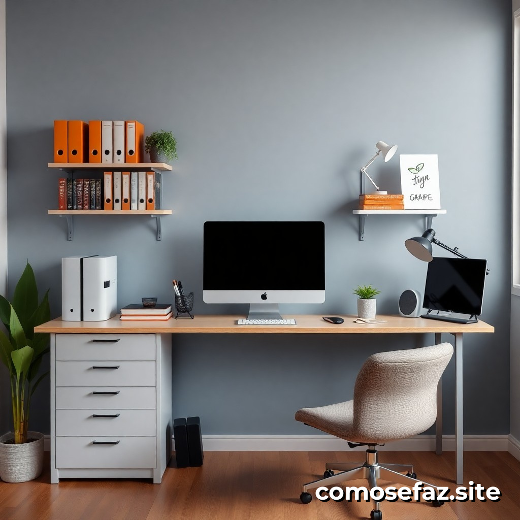 Organizando Meu Espaço de Trabalho para Melhorar a Produtividade e Reduzir o Estresse