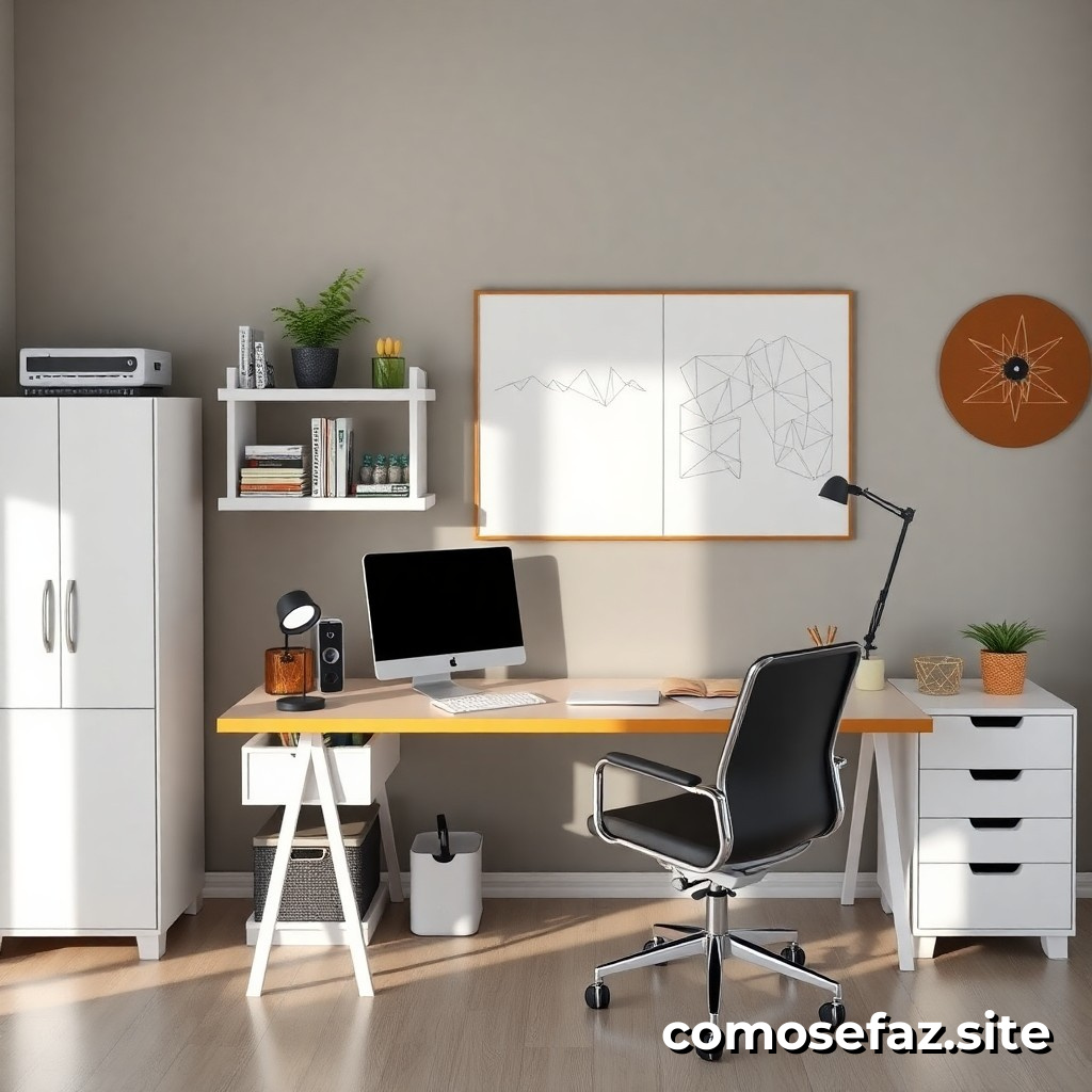Organizando mi escritorio y espacio de trabajo en casa para aumentar la productividad