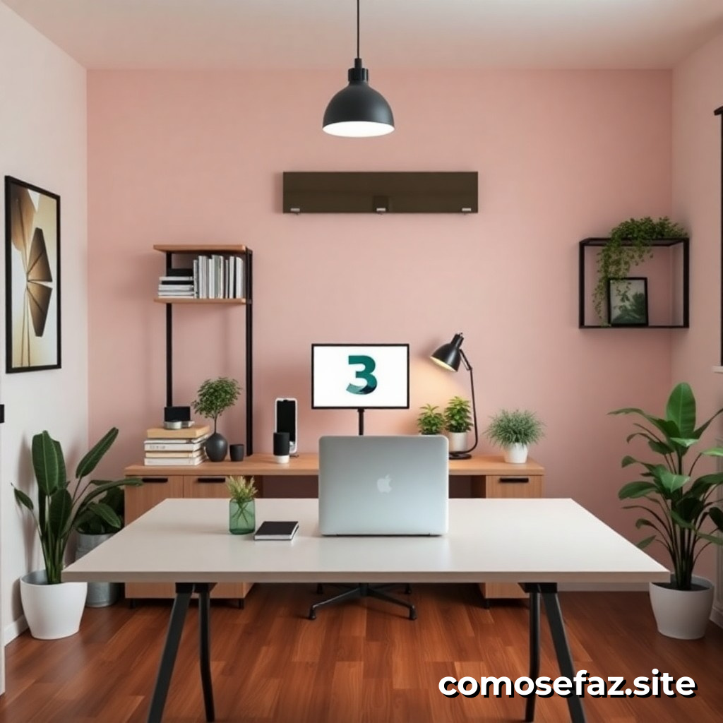 Organizando Seu Espaço de Trabalho em Casa de Forma Eficiente