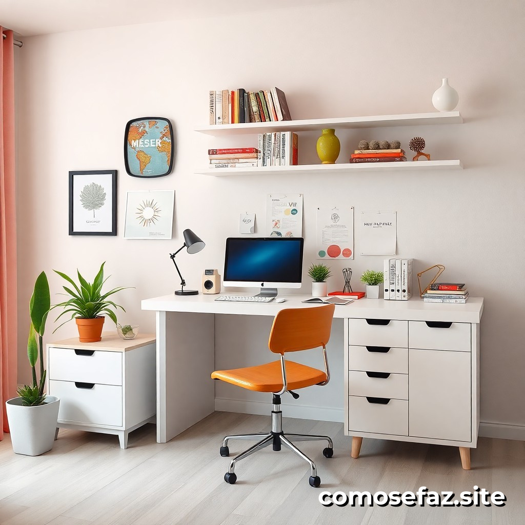 Organizando um escritório em casa para melhorar a produtividade e a criatividade