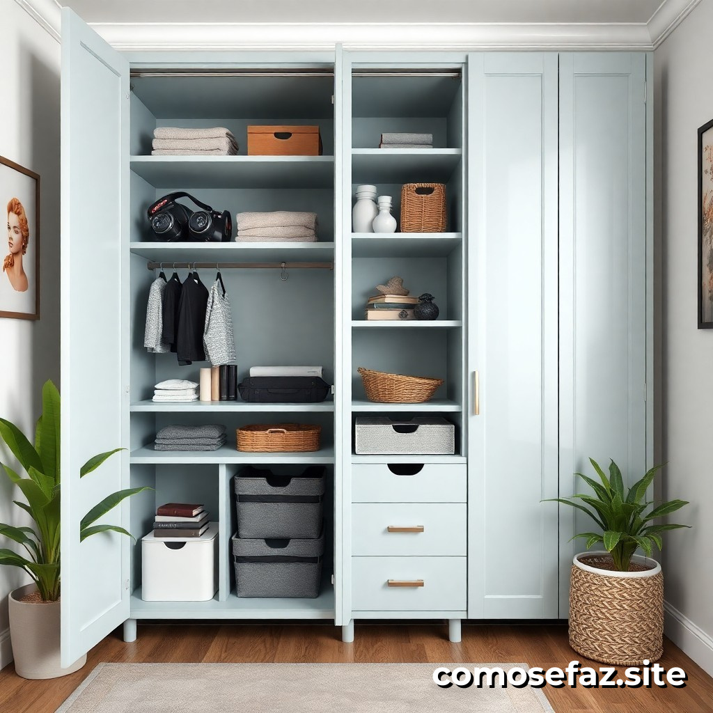 Organizando um Espaço de Armazenamento Eficiente em uma Casa Pequena: Dicas e Truques para Maximizar o Espaço