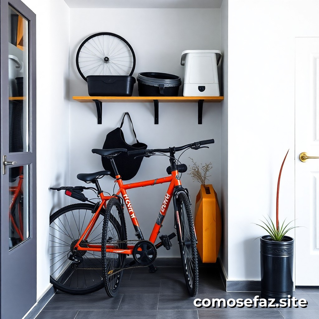 Organizando um espaço de armazenamento para bicicletas em casa: Dicas e truques para principiantes