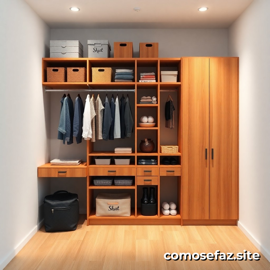 Organizando um Espaço de Armazenamento para Reduzir o Desperdício e Ahorrar Espaço