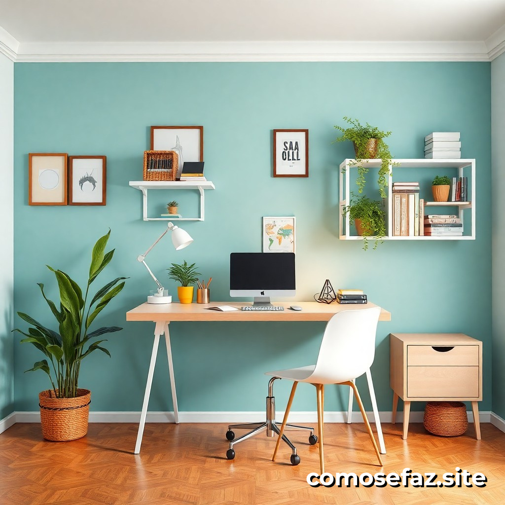 Organizando um espaço de escritório em casa: dicas e truques para maximizar a produtividade