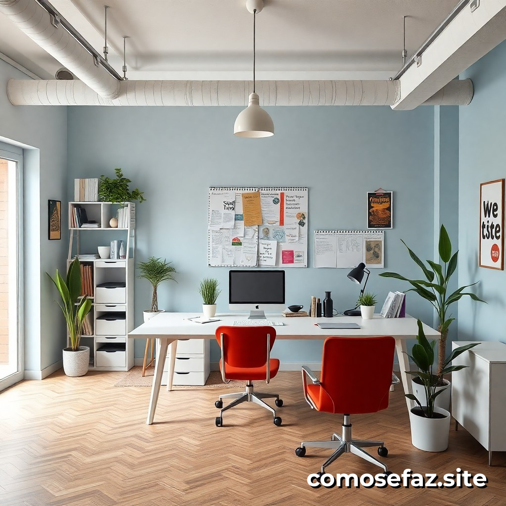 Organizando um Espaço de Trabalho Criativo e Inspirador