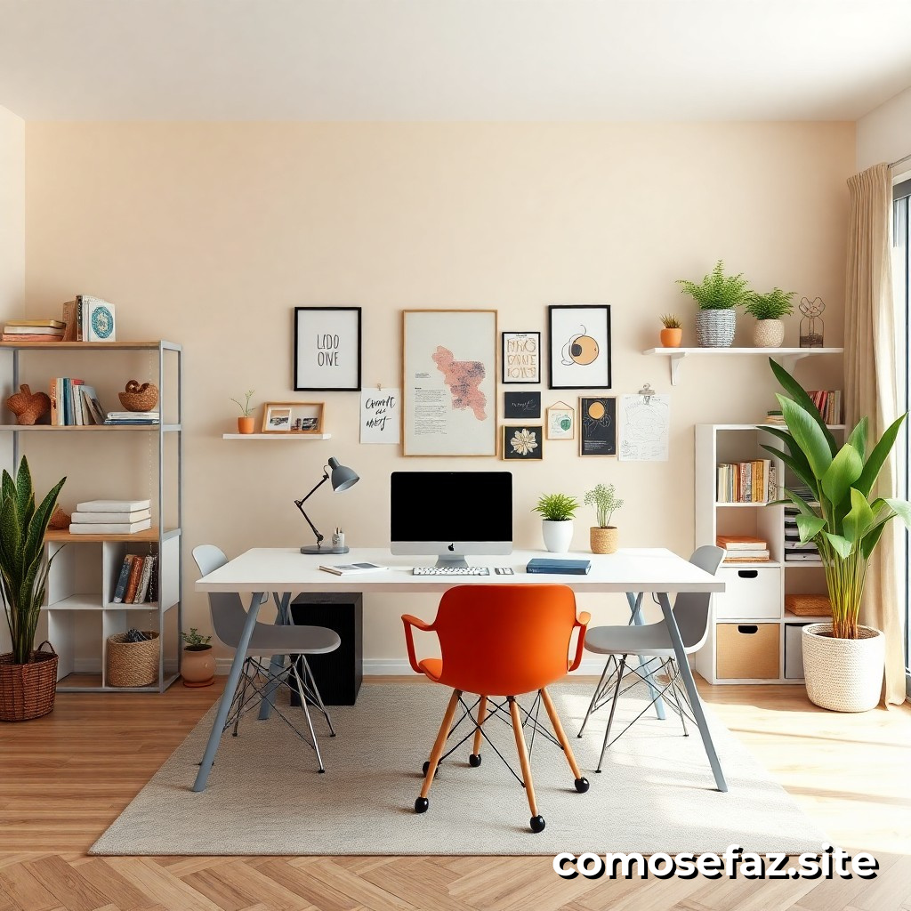 Organizando um Espaço de Trabalho Criativo em Casa para Estimular a Inspiração