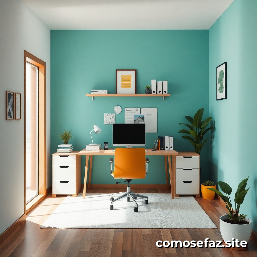 Organizando um Espaço de Trabalho Eficiente em um Escritório Pequeno