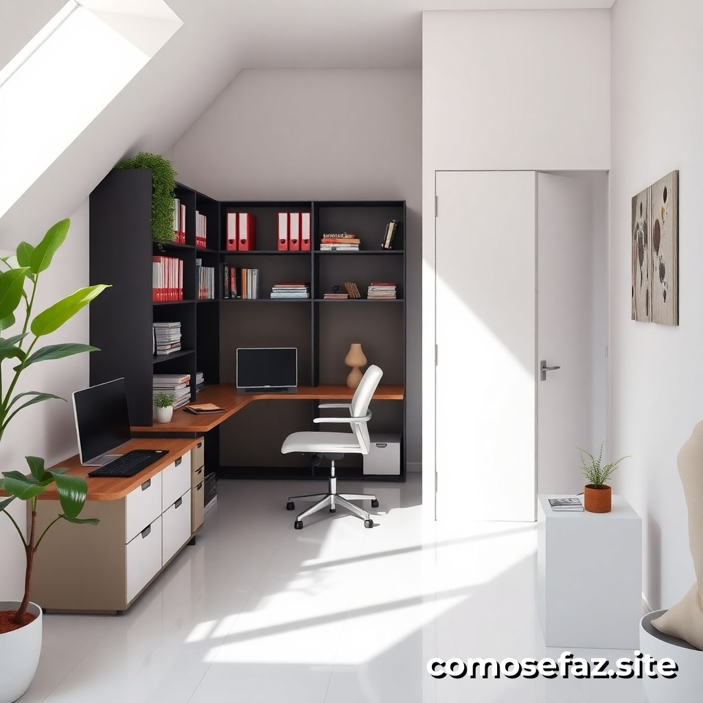 Organizando um Espaço de Trabalho Eficiente em um Pequeno Escritório