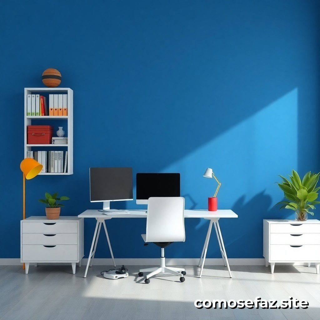 Organizando um Espaço de Trabalho Eficiente para Profissionais que Trabalham em Casa