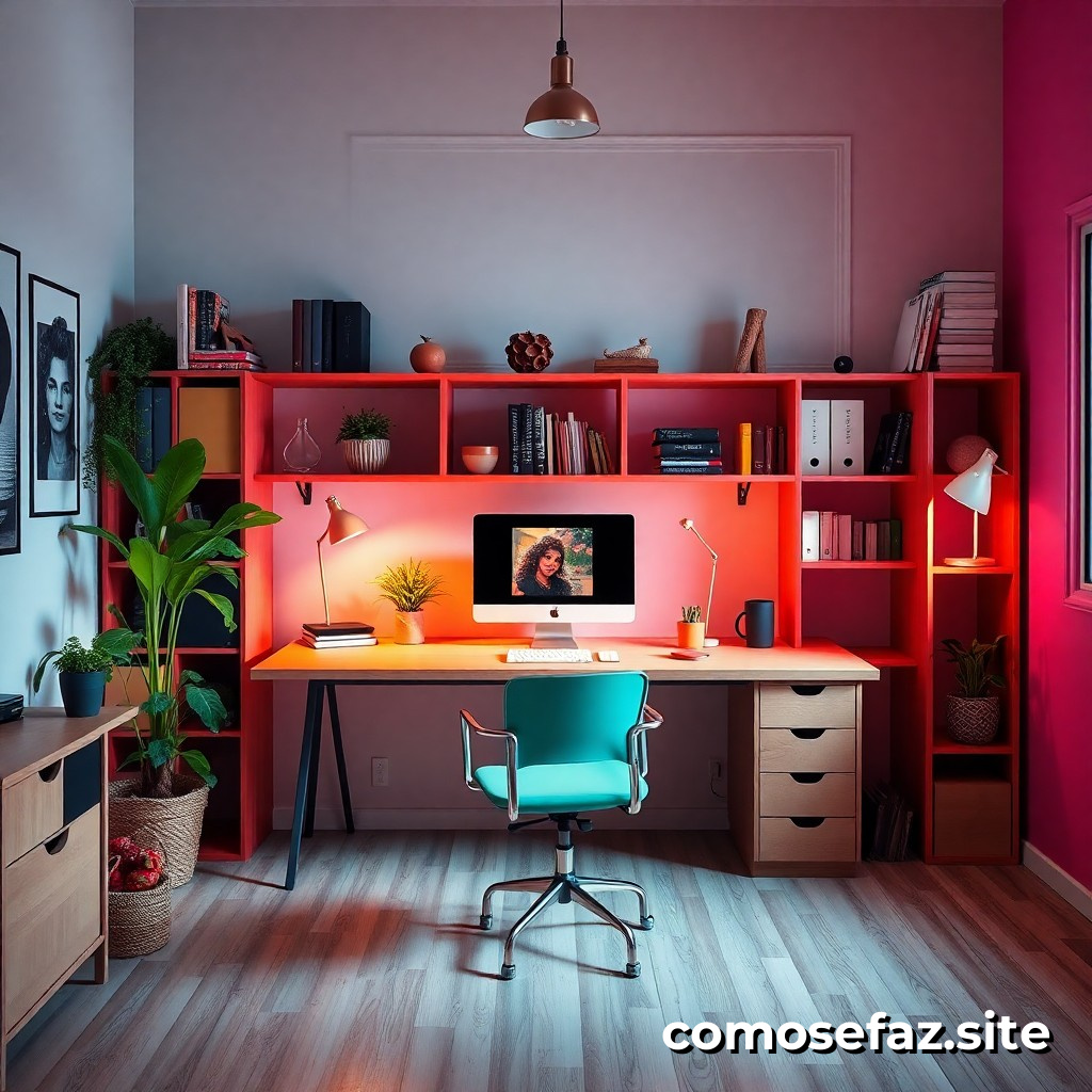 Organizando um espaço de trabalho em casa: dicas e truques para aumentar a produtividade