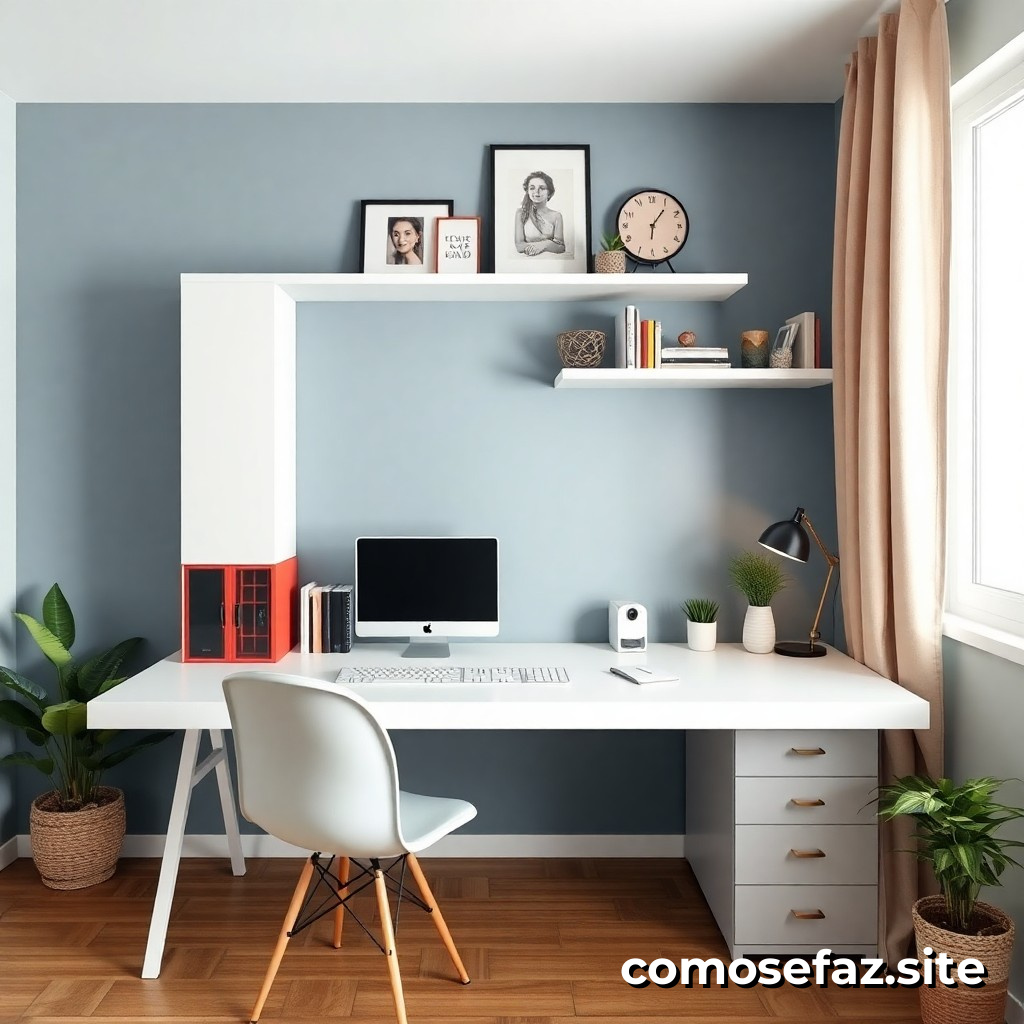 Organizando um Espaço de Trabalho em Casa com Dicas de DIY