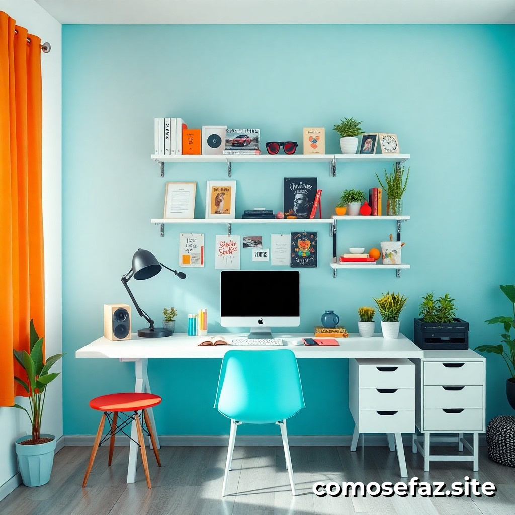 Organizando um Espaço de Trabalho Produtivo e Criativo em Casa