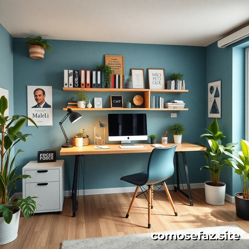 Organizando um Pequeno Espaço de Trabalho em Casa: Dicas e Truques