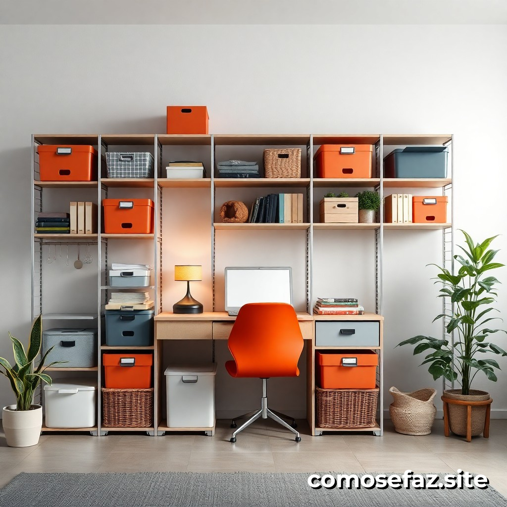 Organizando um Sistema de Almacenamento Eficiente para Reduzir o Desperdício e Ahorrar Espaço