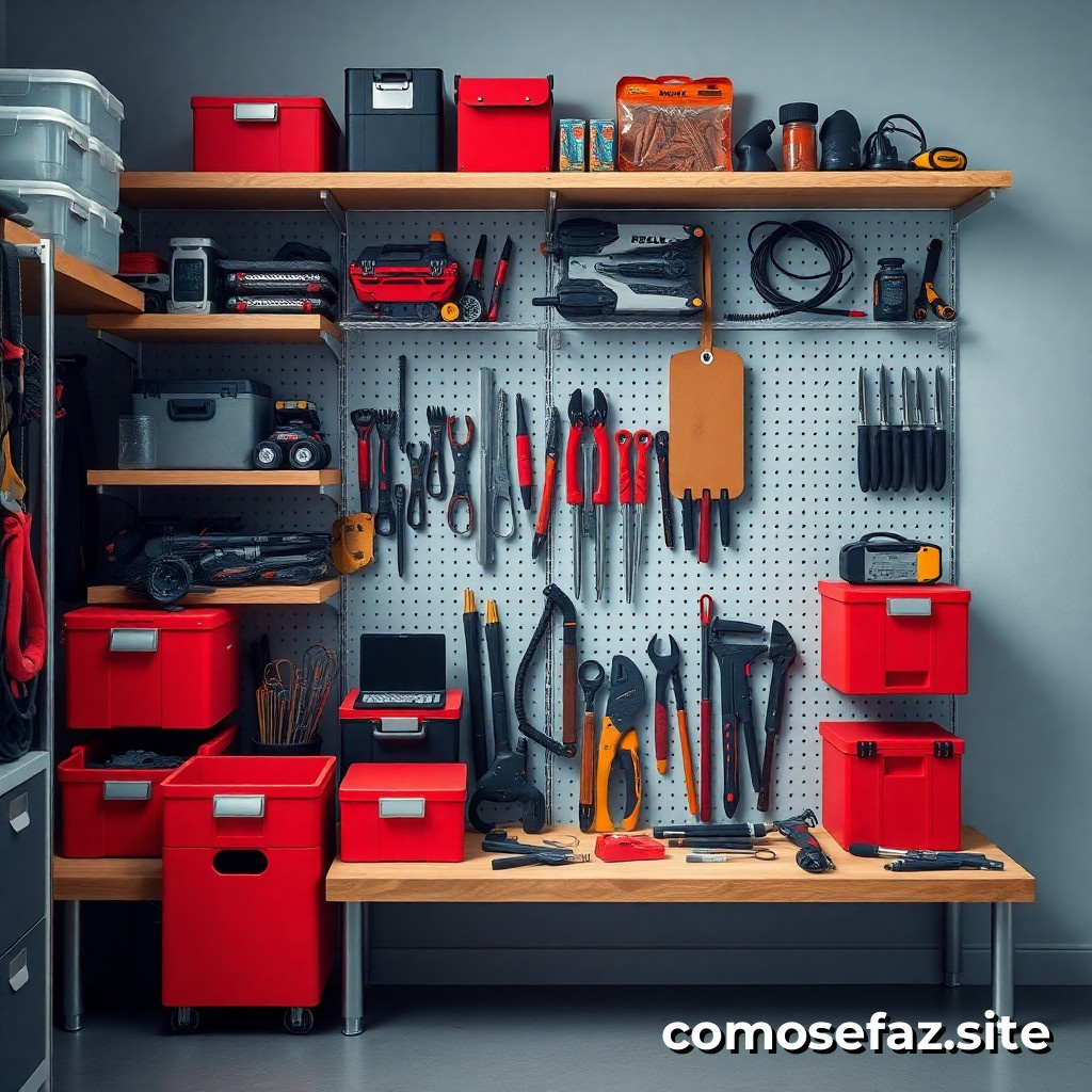 Organizando um Sistema de Armazenamento de Ferramentas de Makers para Aumentar a Produtividade