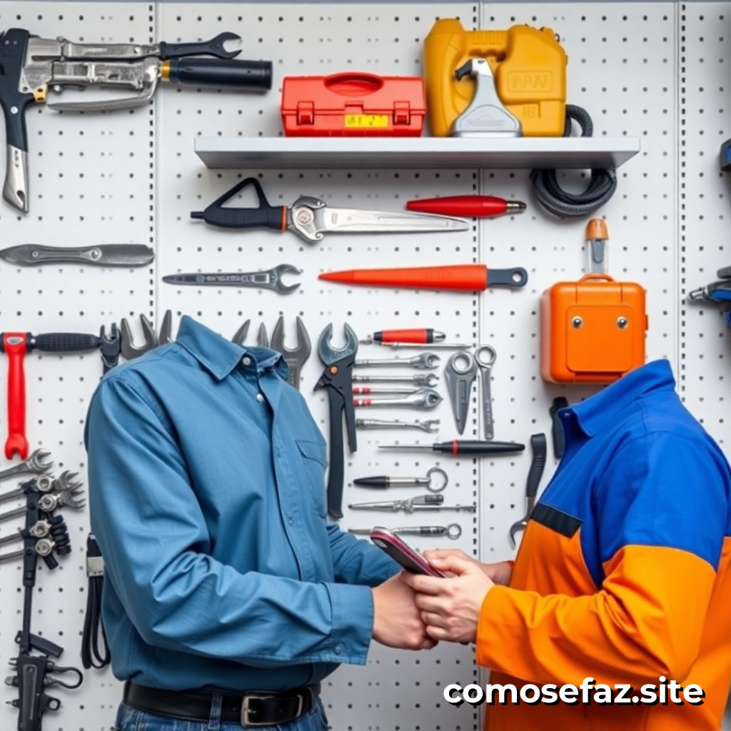 Organizando um sistema de armazenamento de ferramentas para reduzir o desperdício e economizar tempo