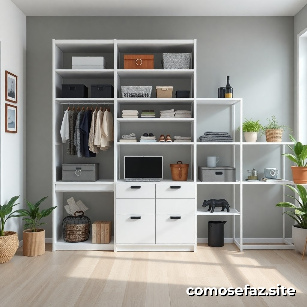 Organizando um sistema de armazenamento eficiente em casa para reduzir o desperdício e economizar espaço