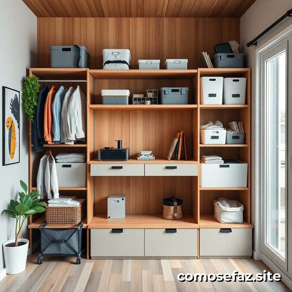 Organizando um sistema de armazenamento eficiente em sua casa para reduzir o desperdício e economizar espaço