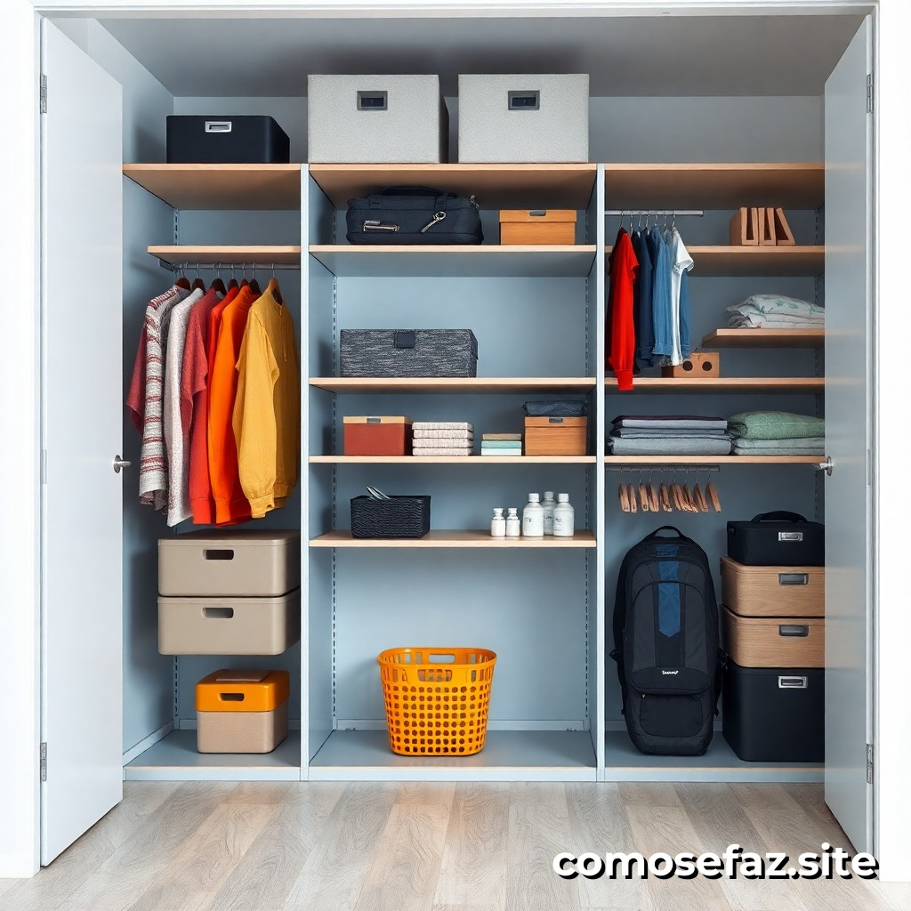 Organizando um sistema de armazenamento eficiente para reduzir o desperdício e economizar espaço