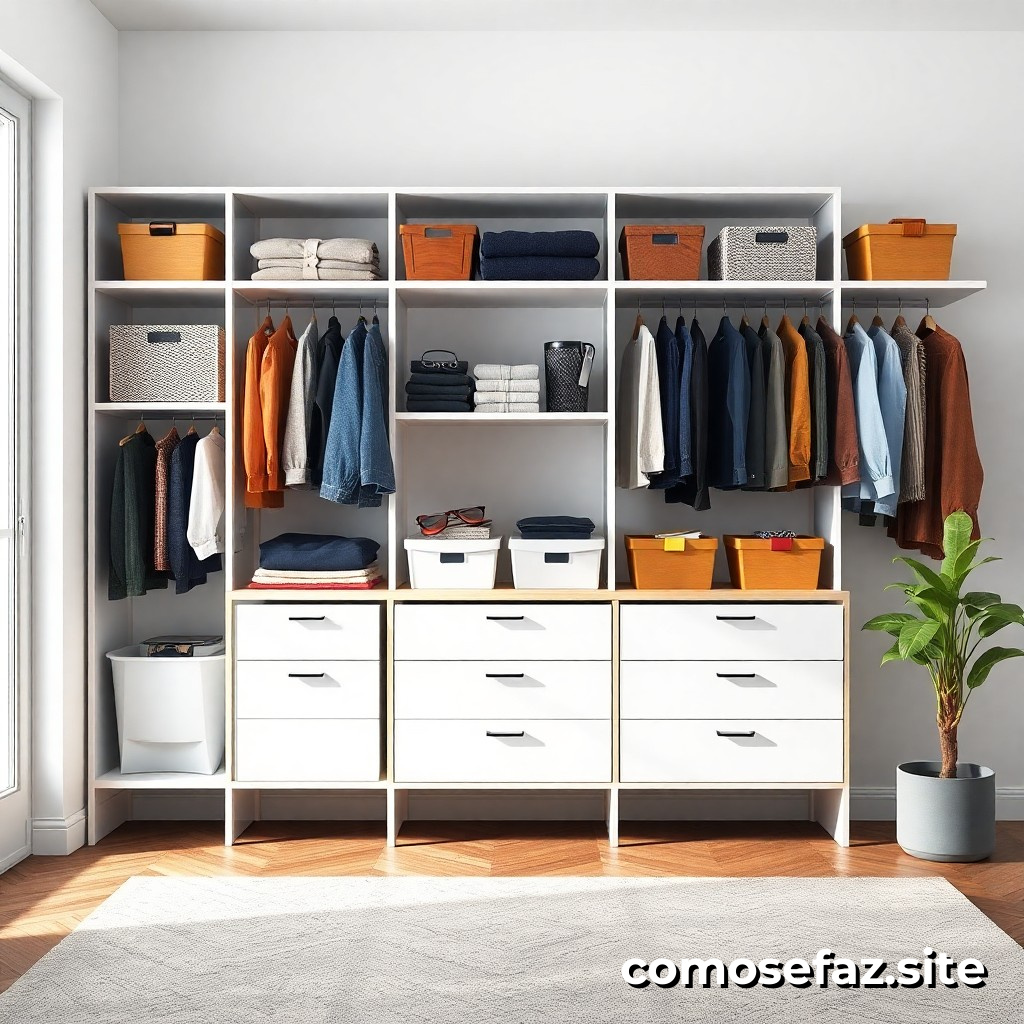 Organizando um sistema de armazenamento eficiente para reduzir o desperdício e ahorrar espaço em casa