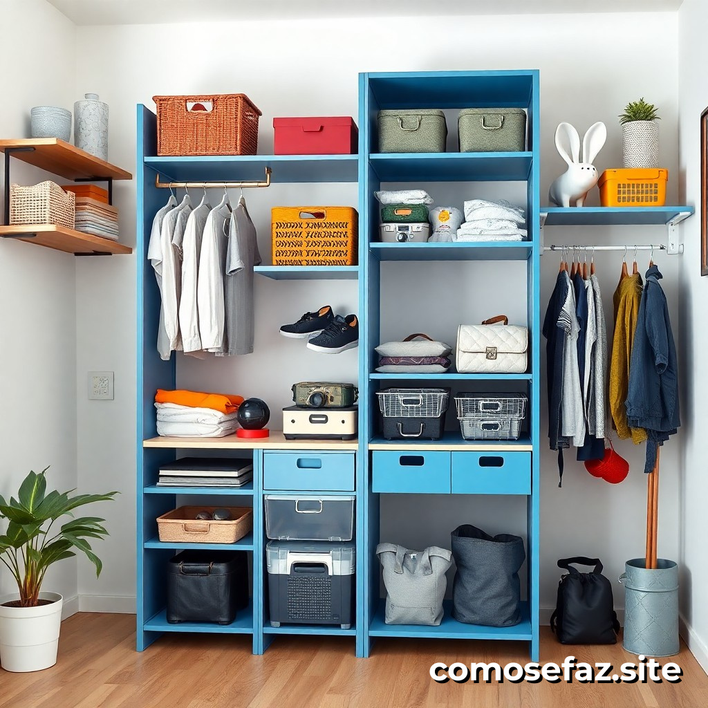 Organizando um sistema de armazenamento eficiente para reduzir o desperdício e ahorrar espaço em minha casa