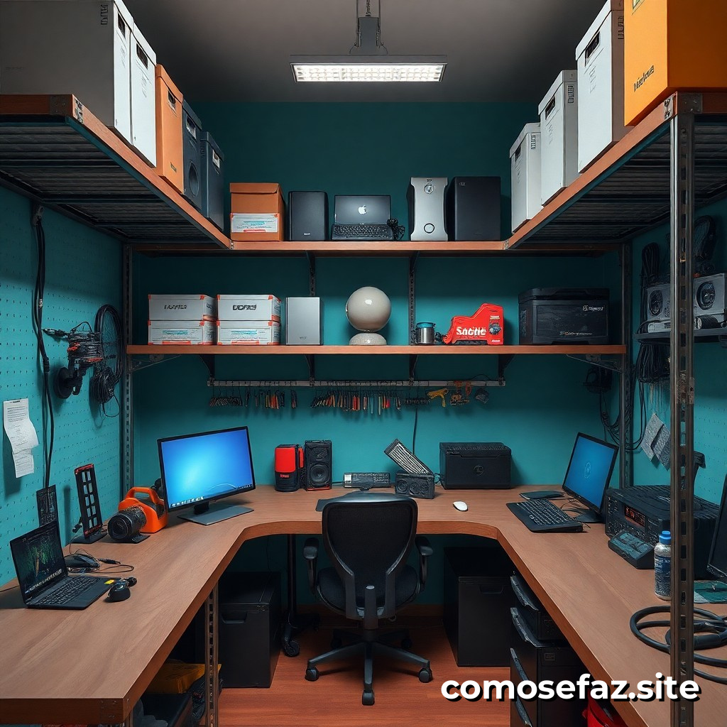 Organizando um sistema de armazenamento para minhas ferramentas de makers para aumentar a produtividade