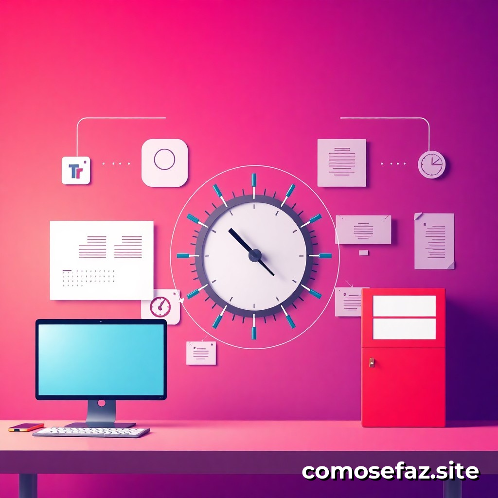 Organizando um sistema de gerenciamento de tempo eficiente para aumentar a produtividade