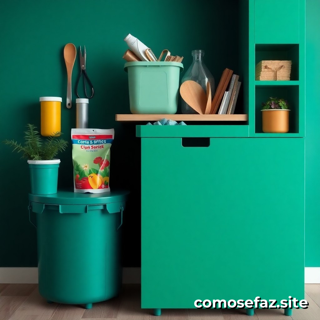 Organizando un clóset eficiente y minimalista con materiales reciclados