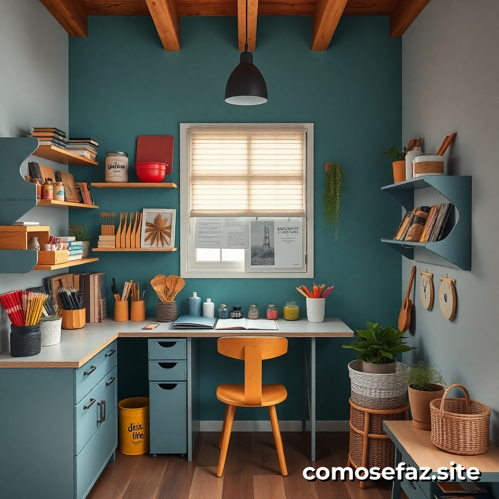 Organizando un espacio de bricolaje y manualidades en casa para fomentar la creatividad