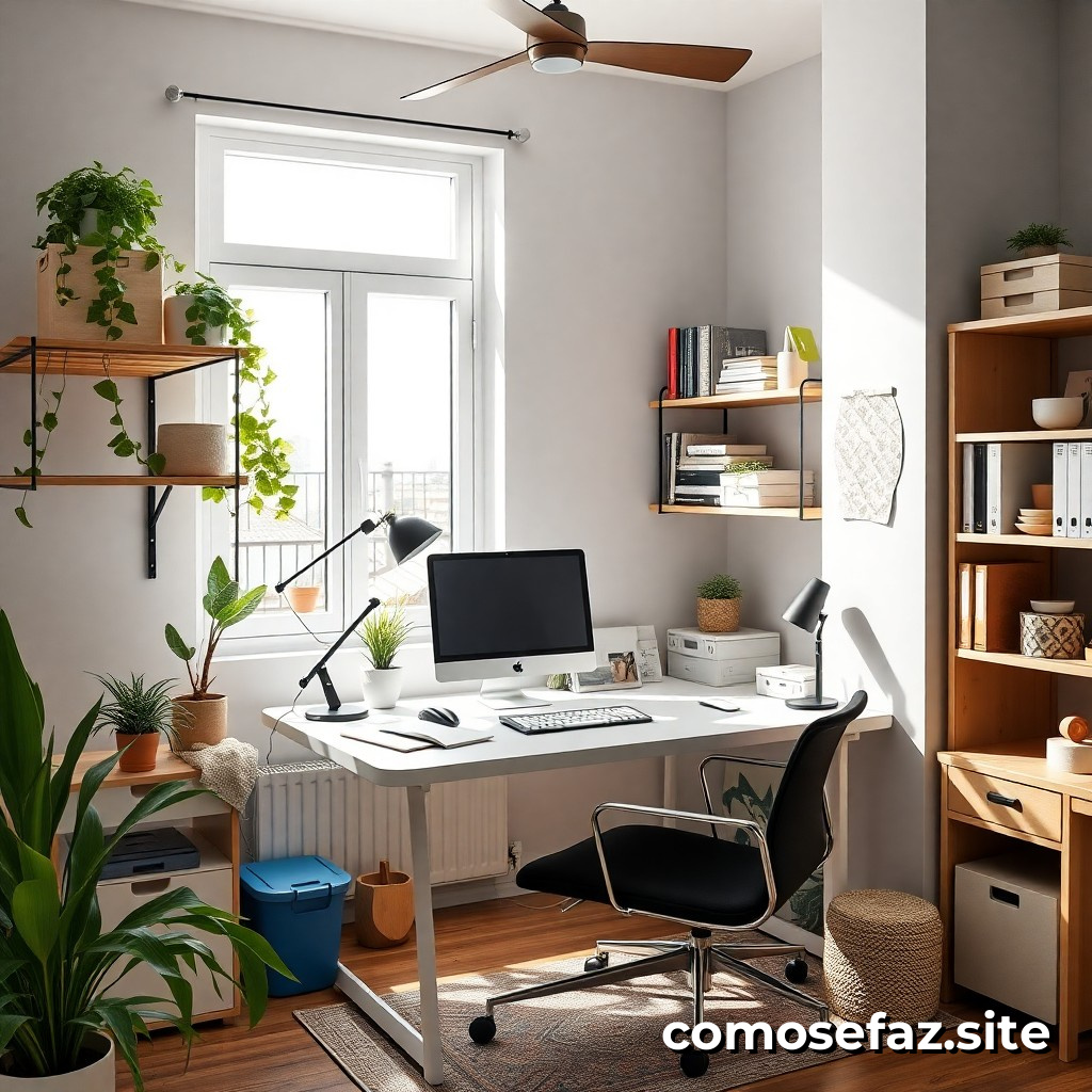 Organizando un espacio de trabajo en casa para aumentar la productividad