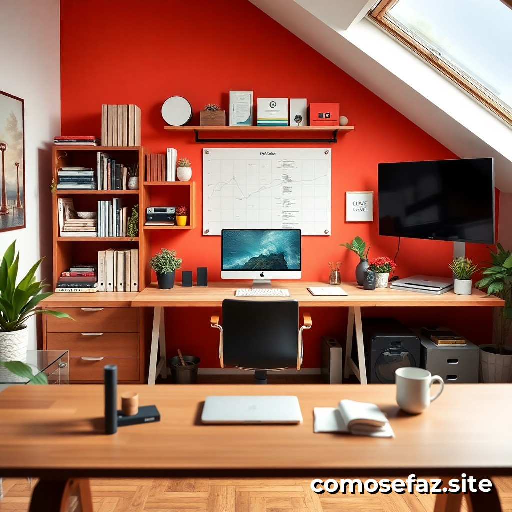 Organizando un espacio de trabajo en casa para aumentar la productividad y reducir el estrés