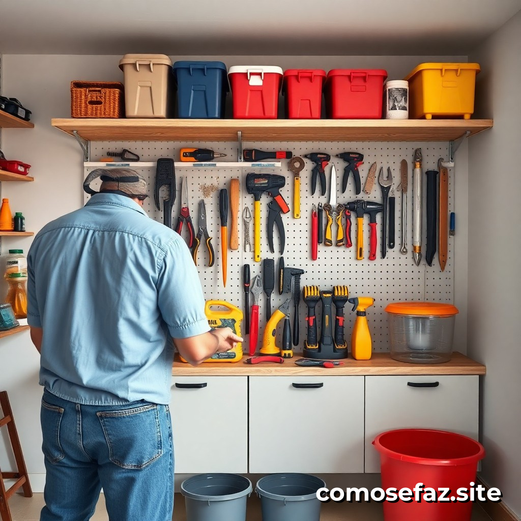 Organizando un sistema de almacenamiento de herramientas y materiales en tu hogar