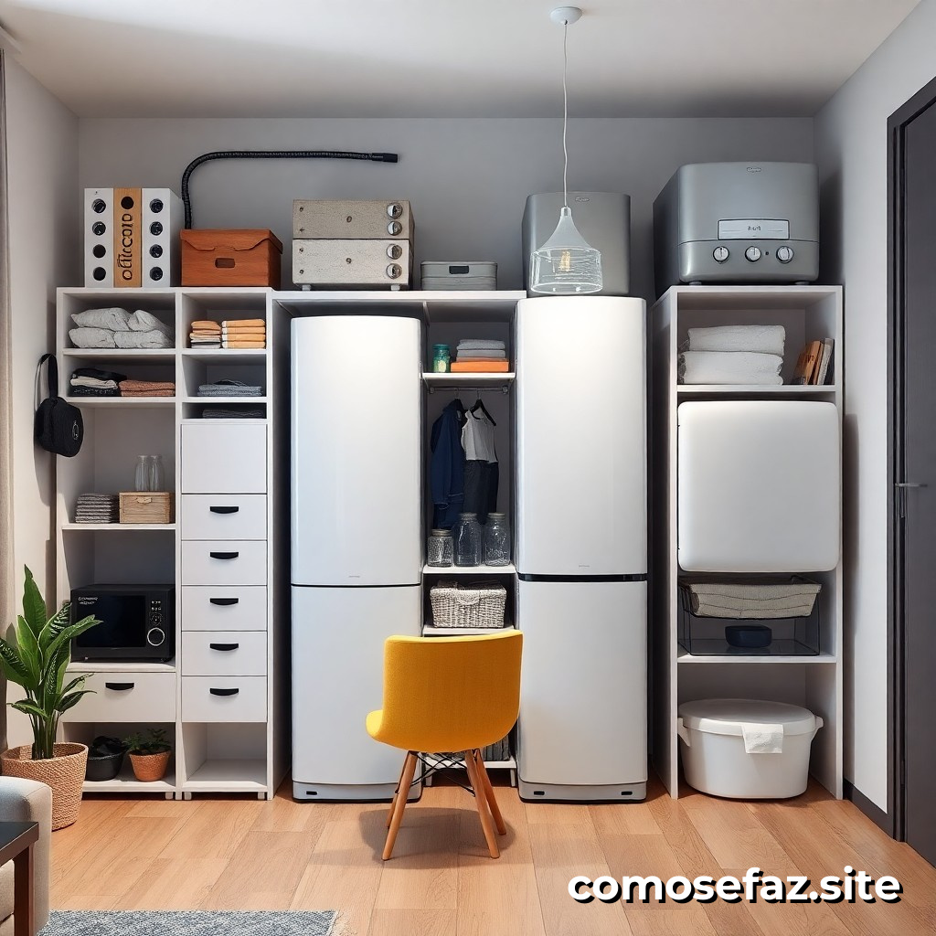 Organizando un sistema de almacenamiento eficiente en un apartamento pequeño