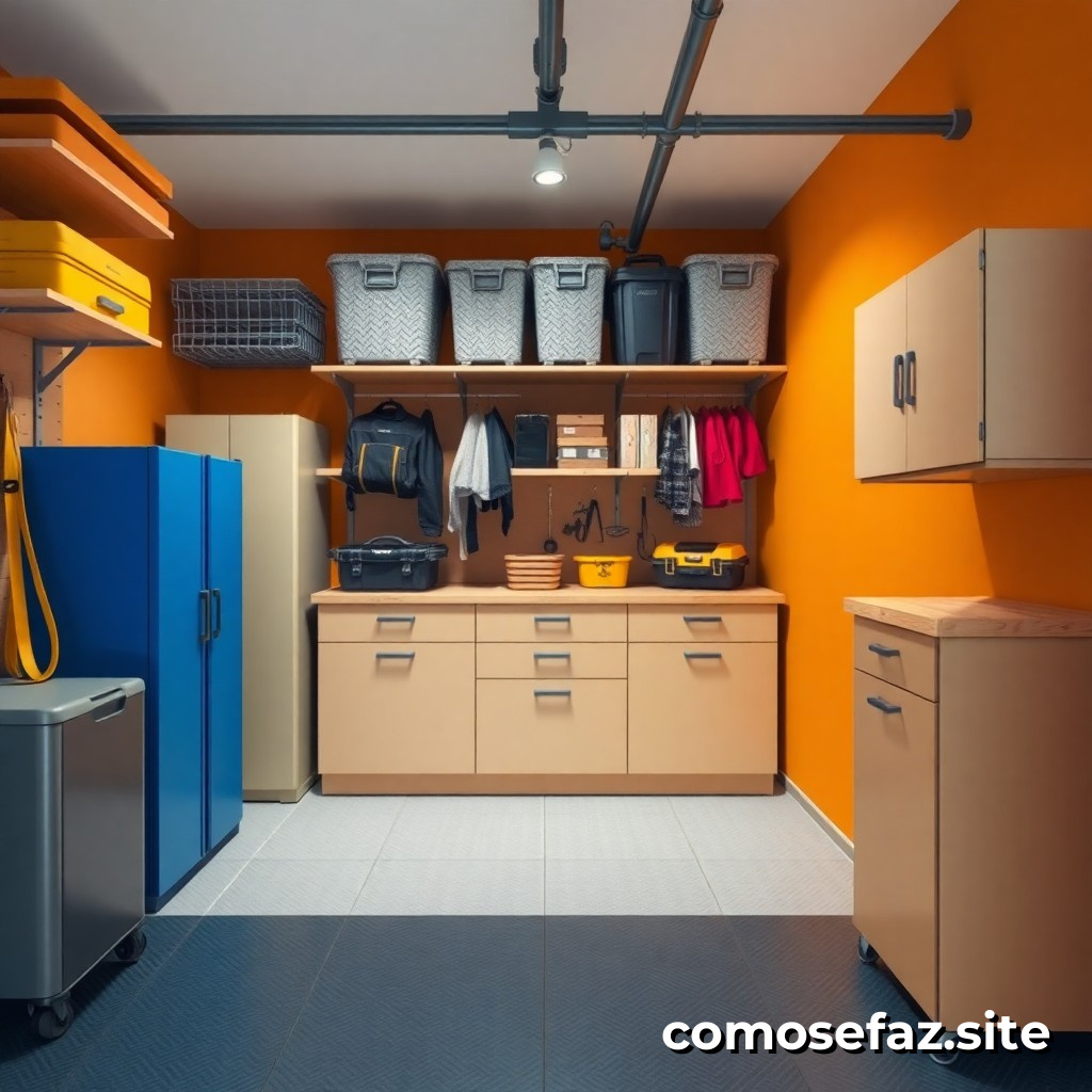 Organizando un sistema de almacenamiento eficiente para tu garaje o ático
