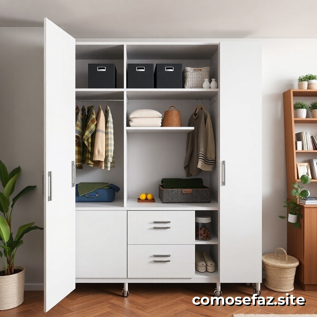 Organizando un sistema de armazenamento eficiente para reduzir o desperdício e economizar espaço em sua casa