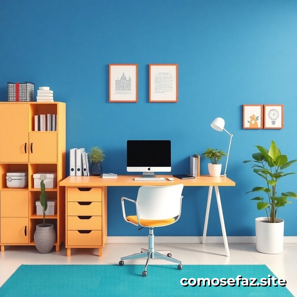 Organizar un espacio de trabajo eficiente en tu hogar