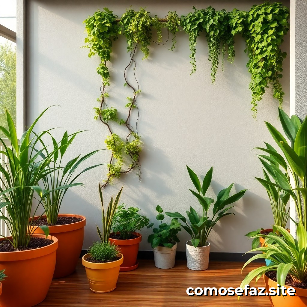 Passo a passo para criar um jardim vertical em casa