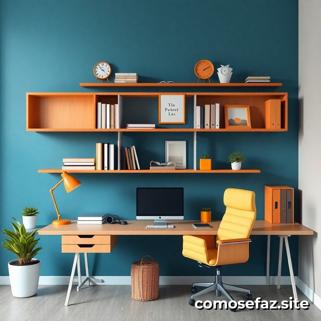 Passo a passo para organizar um escritório em casa de forma eficaz