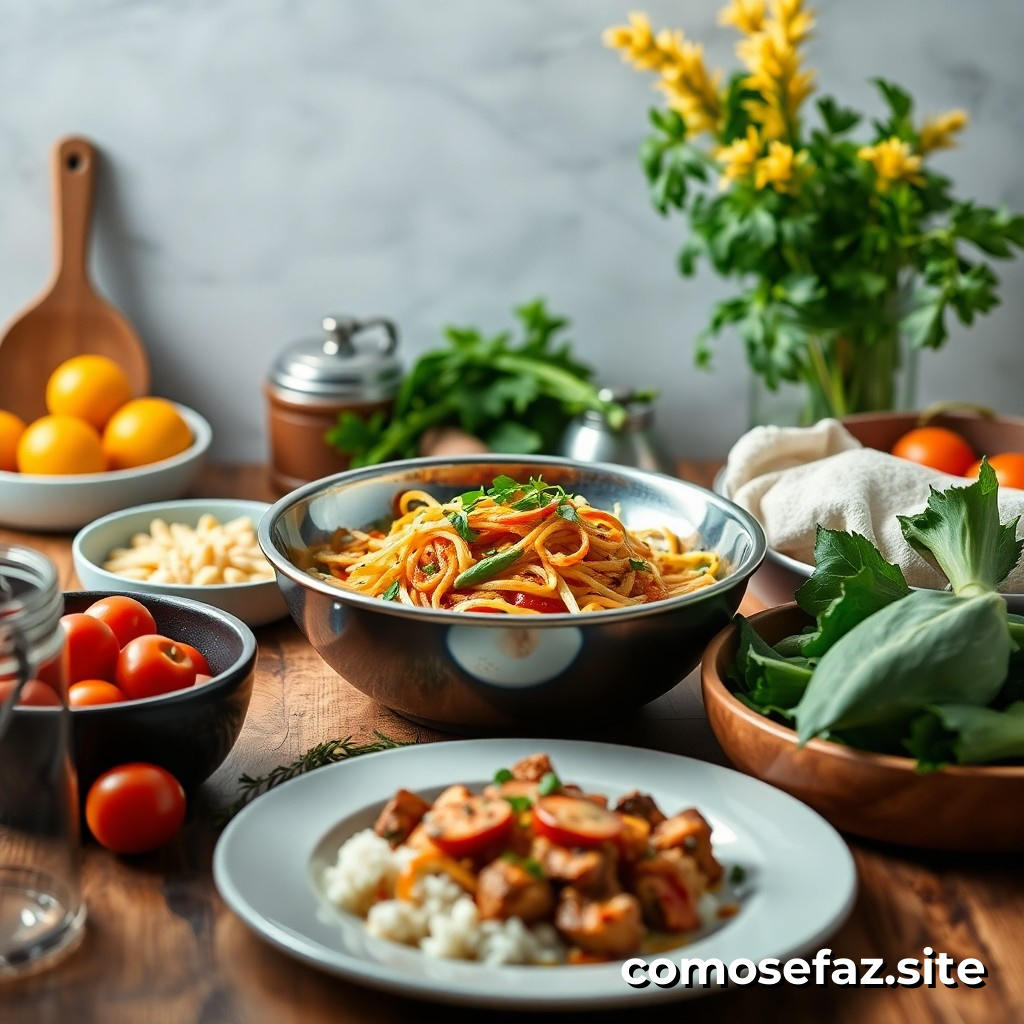 Preparación de un Menú de Comida Saludable y Económica para una Familia