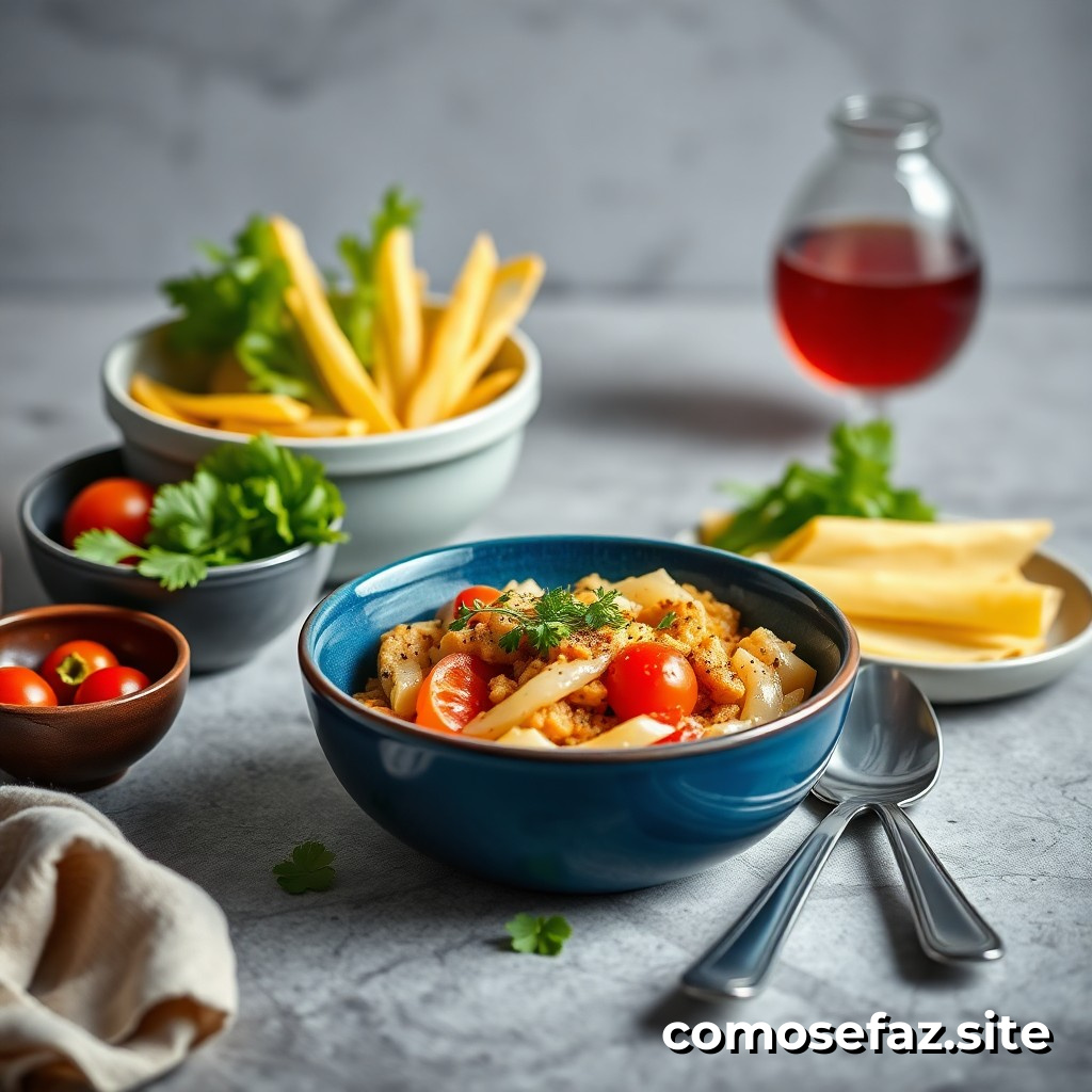 Preparación de un menú saludable y económico para una semana