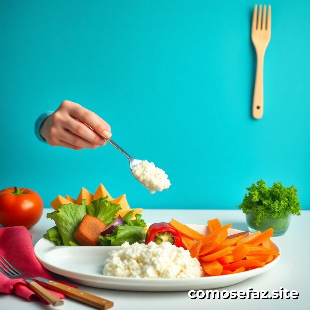 Preparación de un plato de comida saludable y vegetariano para llevar al colegio