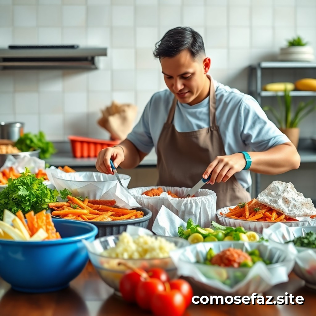 Preparando Comidas Saudáveis e Econômicas em Grande Escala