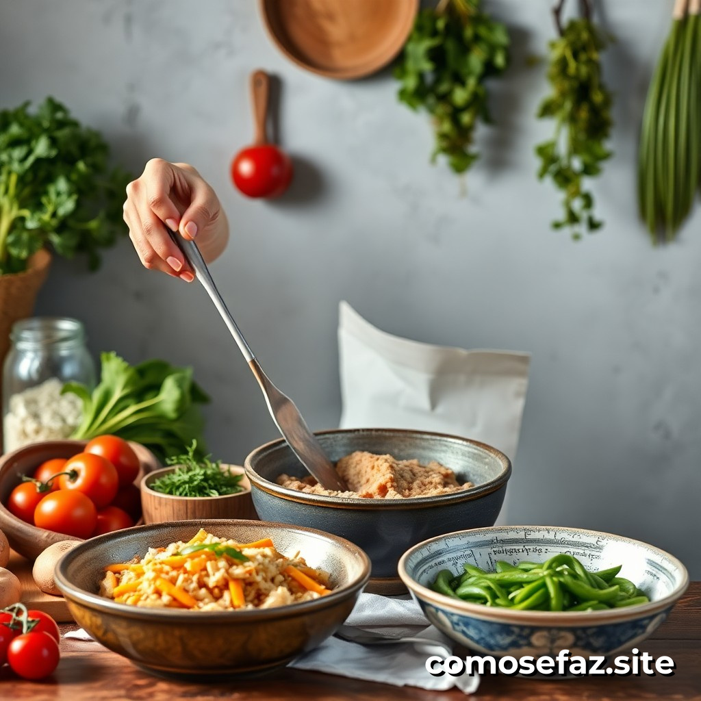 Preparando refeições saudáveis e econômicas com ingredientes locais e sustentáveis