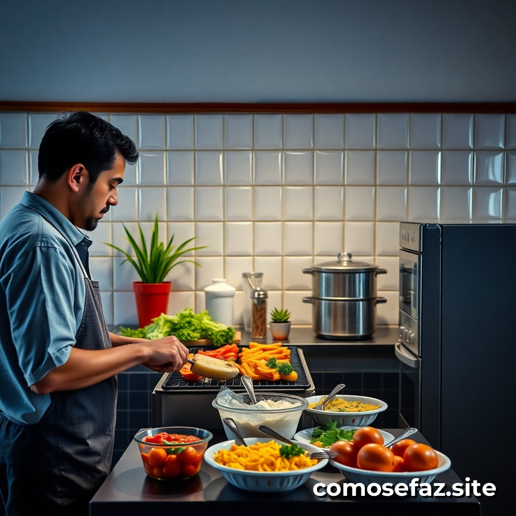 Preparando refeições saudáveis e econômicas em panelas de pressão