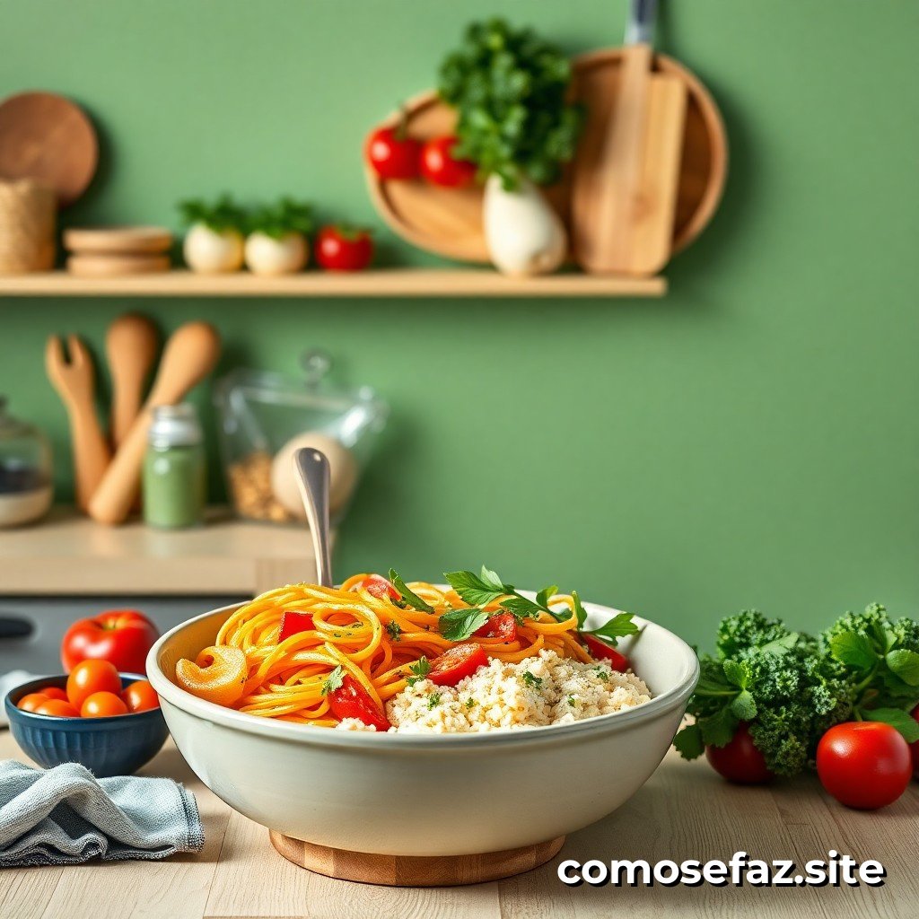 Preparando refeições saudáveis e econômicas para a semana usando ingredientes em promoção