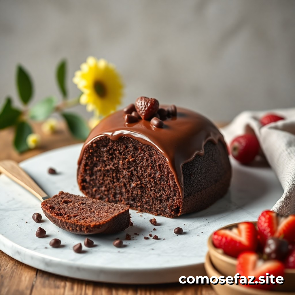 Preparando um bolo de chocolate caseiro sem aditivos químicos: Una receta fácil y saludable