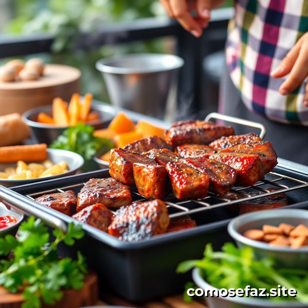 Preparando um churrasco perfeito: dicas e truques para um evento de sucesso
