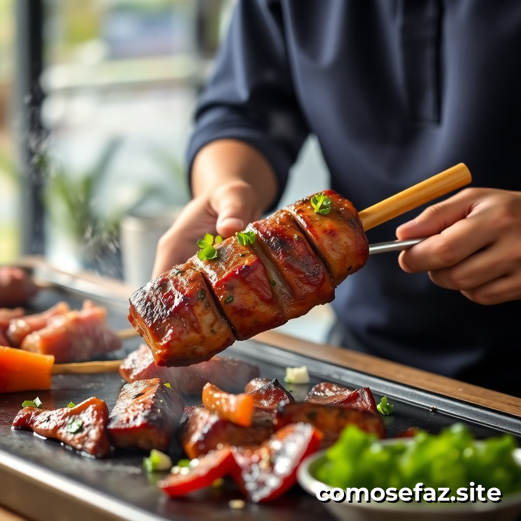 Preparando um churrasco saudável e delicioso em um orçamento limitado