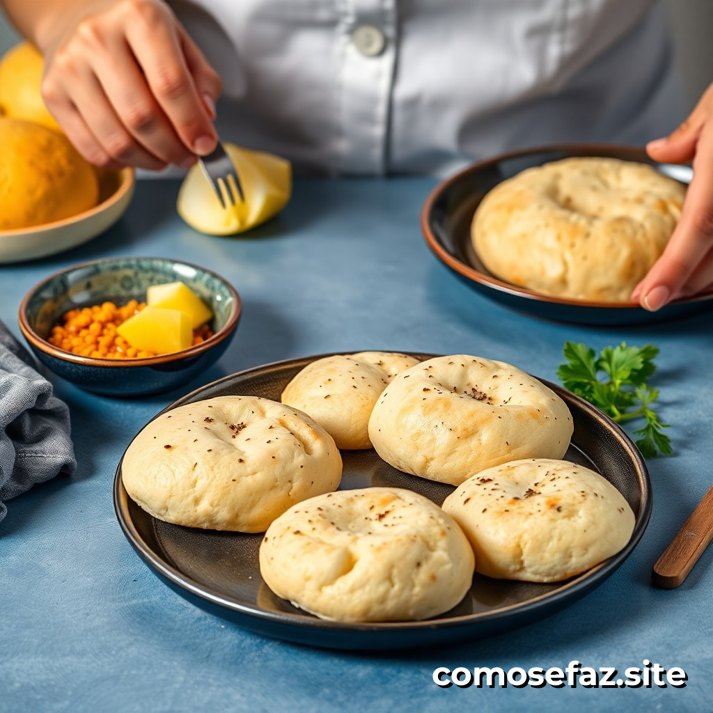 Preparando um delicioso pão de queijo caseiro em 30 minutos