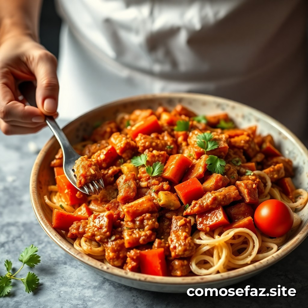 Preparando um Delicioso Prato de Comida Saudável com Ingredientes Locais e Orgânicos